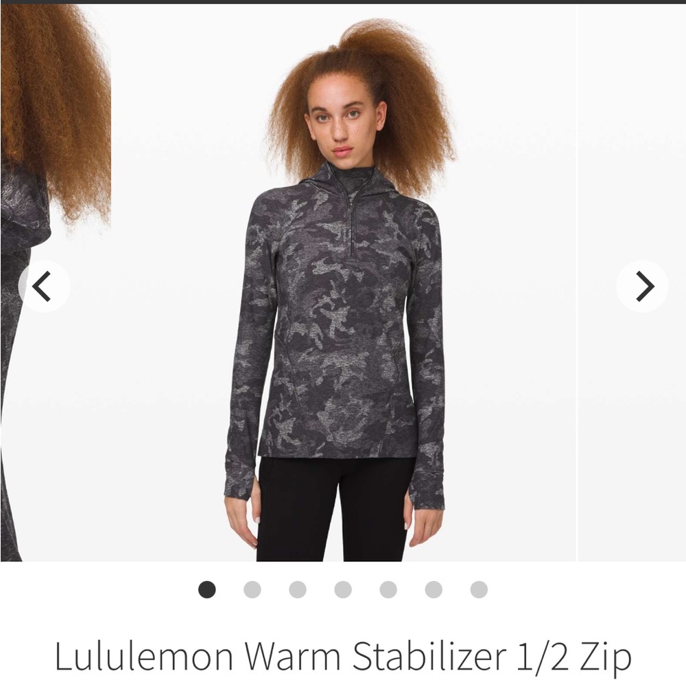 Lululemon Size 10 Warm Stabilizer 1/2 zip Hoodie